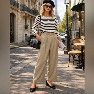 reformation mason cropped pants